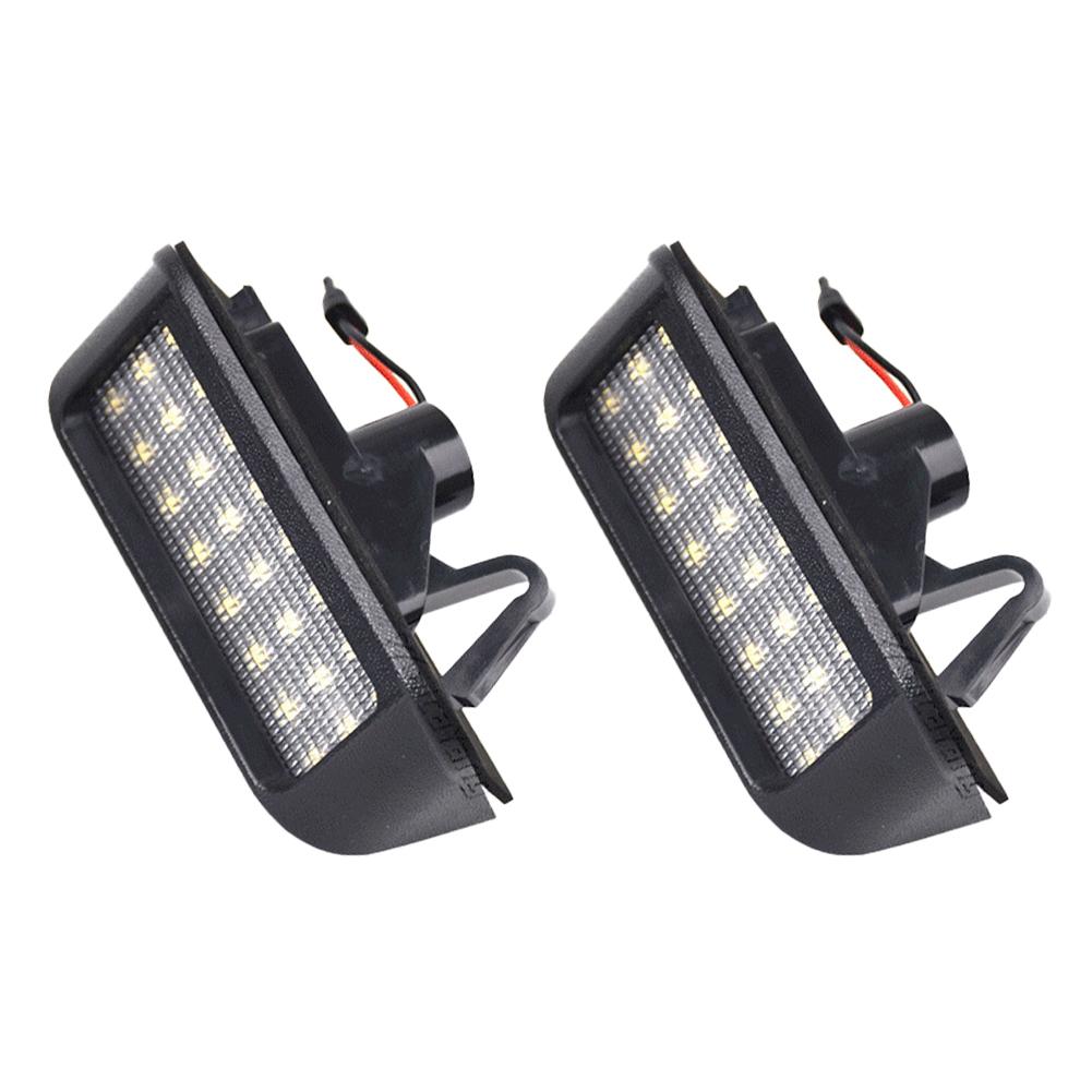 1/2Pcs LED Rear License Plate Light for Peugeot Expert Partner Traveller Rifter Ranch Citroen Berlingo Dispatch JumpySpacetourer
