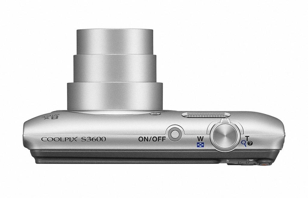 Nikon Digital Camera COOLPIX S3600 8x Zoom 20.05 Megapixel Crystal Silver S3600SL