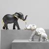 Modern Light Luxury Elephant Ornament - Resin Handicraft for Office, Living Room, or TV Cabinet Decoration