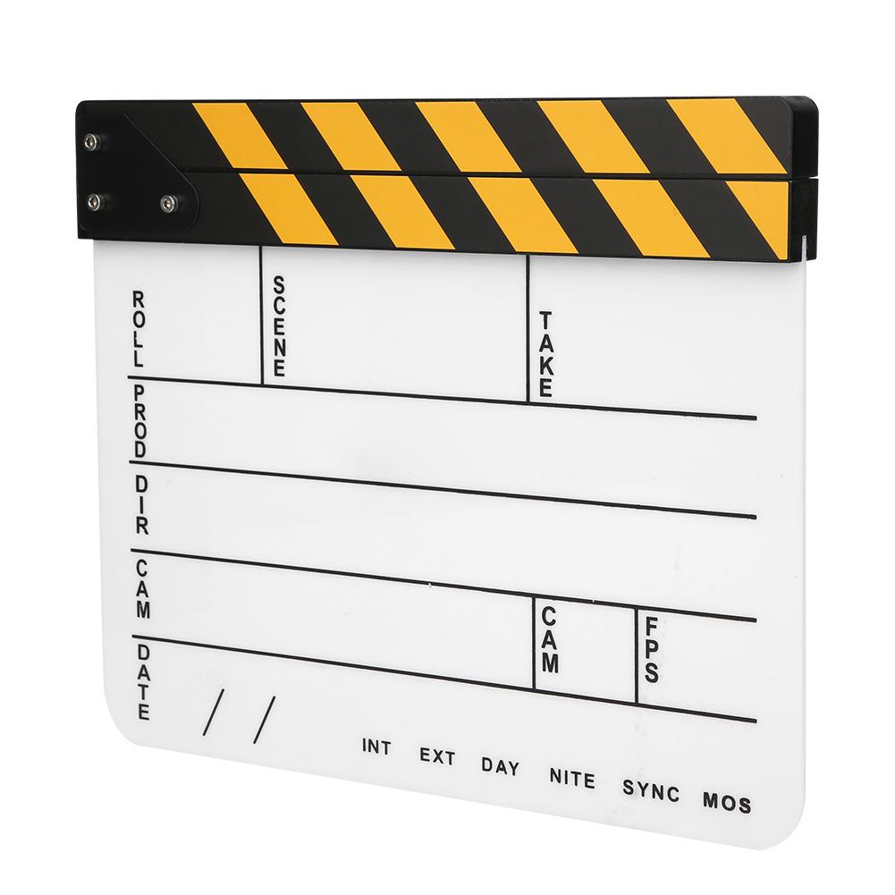 

Інструмент для зйомки на акриловій плівкі 30x25 см професійного режисера(Жовтий