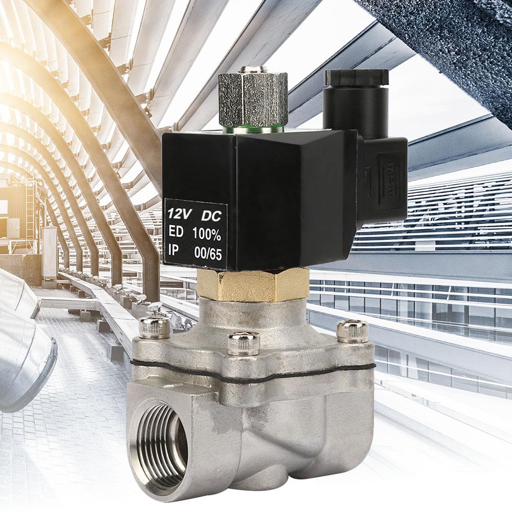 2S-200-20 G3Celsius4  Normally Open Stainless Steel Electric Solenoid Valve for Water   ( 12V)