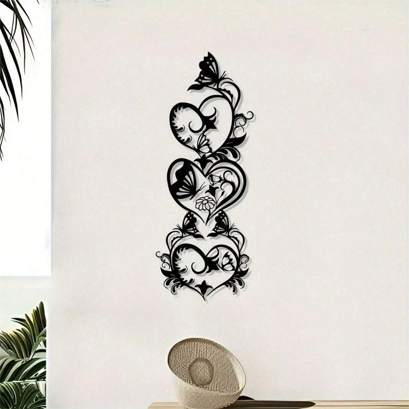 Modische Metall-Wanddekoration für Eingangsbereich, Büro, Schlafzimmer