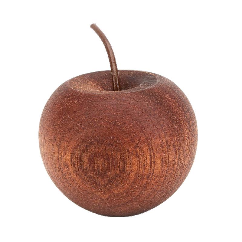 Eco-Friendly Solid Wood Apple Diffuser Ornament