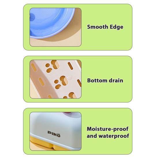Cestovní pouzdro na mýdlo Držák Podnos na mýdlo ve tvaru dortu Dekorativní miska na mýdlo Přenosná nádoba na mýdlo pro kempování Tělocvičnu Koupelnu