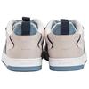 Coach C023 Sneaker Fabric Cow Split Leather Round Toe Lace-Up Low-Top Skate Shoes Women sneaker Gray Blue CAX35-XUK