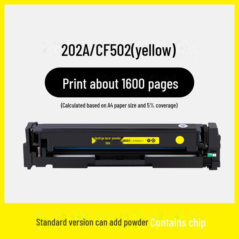 Gezhige Toner Cartridge for HP Models: M281fdw, M254dw, Cf500a, M254nw, M281fdn