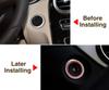 Car Interior Engine Start Stop Ignition Key Ring For Mercedes Benz Amg A B C Glc Gla Cla Gl Class W176 W246 W205 X253 X156 C117