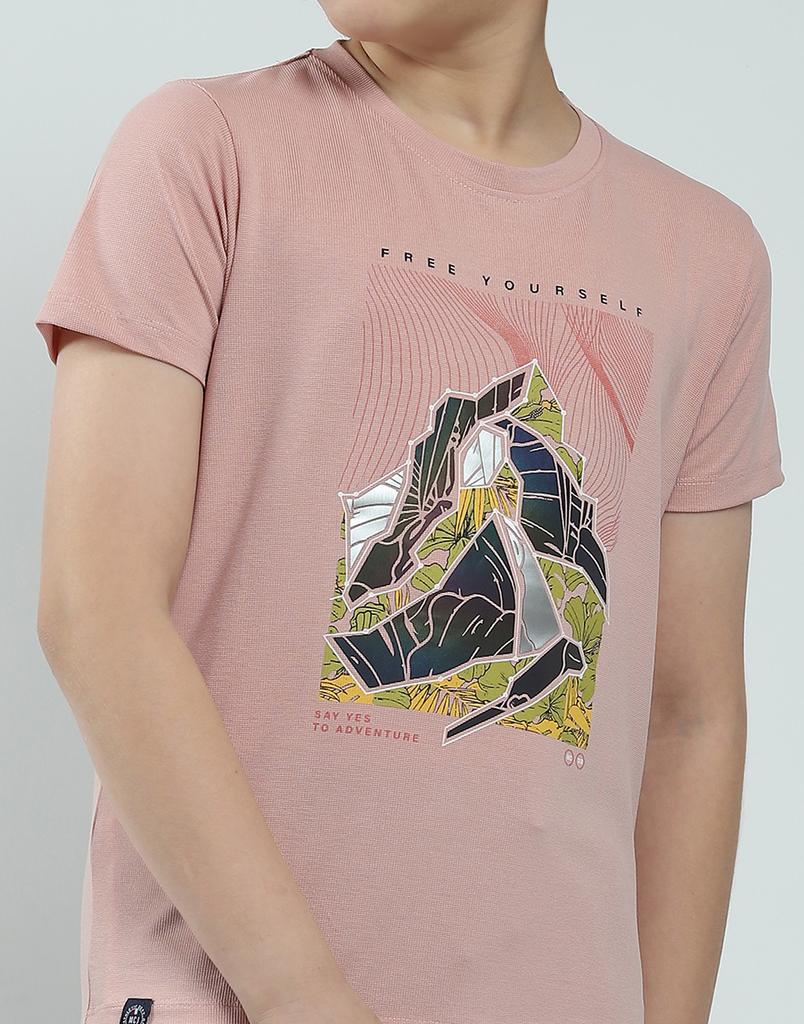 Monte Carlo Boys Printed Round Neck T-Shirt