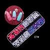 DIY Nail Crystal Rhinestones Palette Nail Sequins Mermaid Beads Nail Art Decorations Seashell Tips