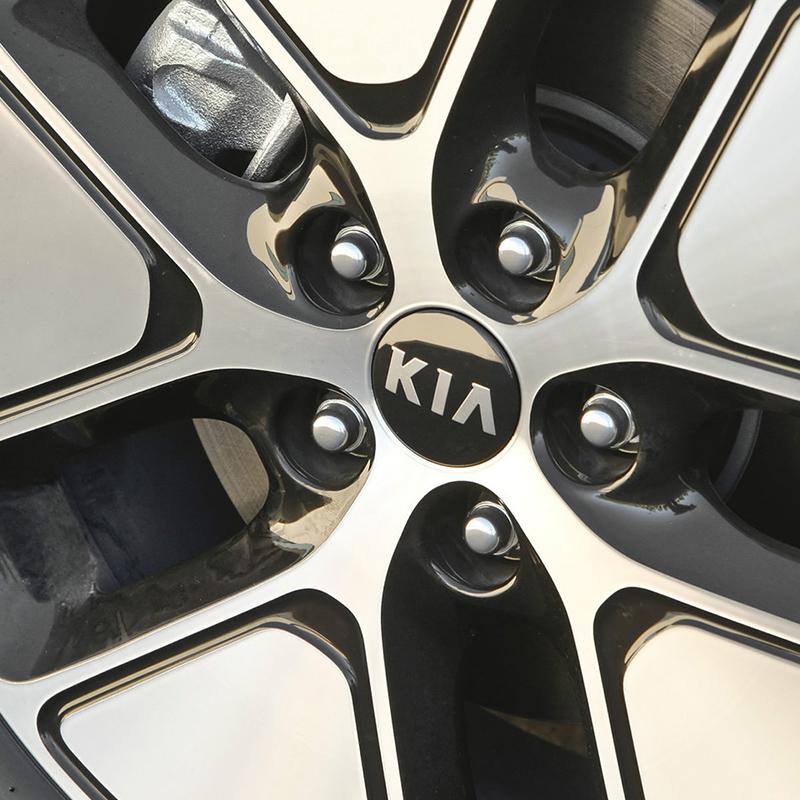 4Pcs 58mm Car Wheel Center Hub Caps Emblem Decorative Cover For KIA EV9 EV6 Stinger Niro K5 K9 Sorento Ceed Sportage Forte RIO