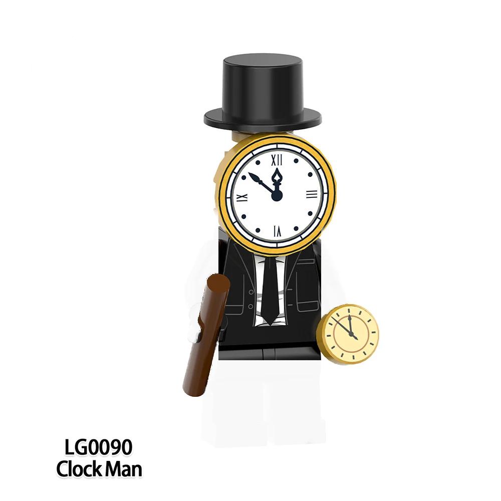 New Skibidi Toilet Man Anime Cartoon Bricks Dolls Figure Cameraman Speakerman TV Man Action Bricks Toy Figures Building Blocks
