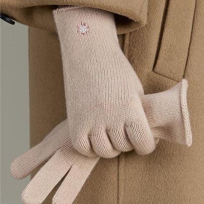 Women's Warm Wool & Cashmere Knitted Gloves SR014