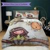 Santoro Pattern Bedding Uilt Set Uilt Cover Pillowcase Home Decoration Birthday Gift (1 * Duvet Cover + 2 * Pillowcase Without Core)141