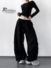 2025 Popular Women's Autumn Wide-Leg Sports Pants with Double Waistband