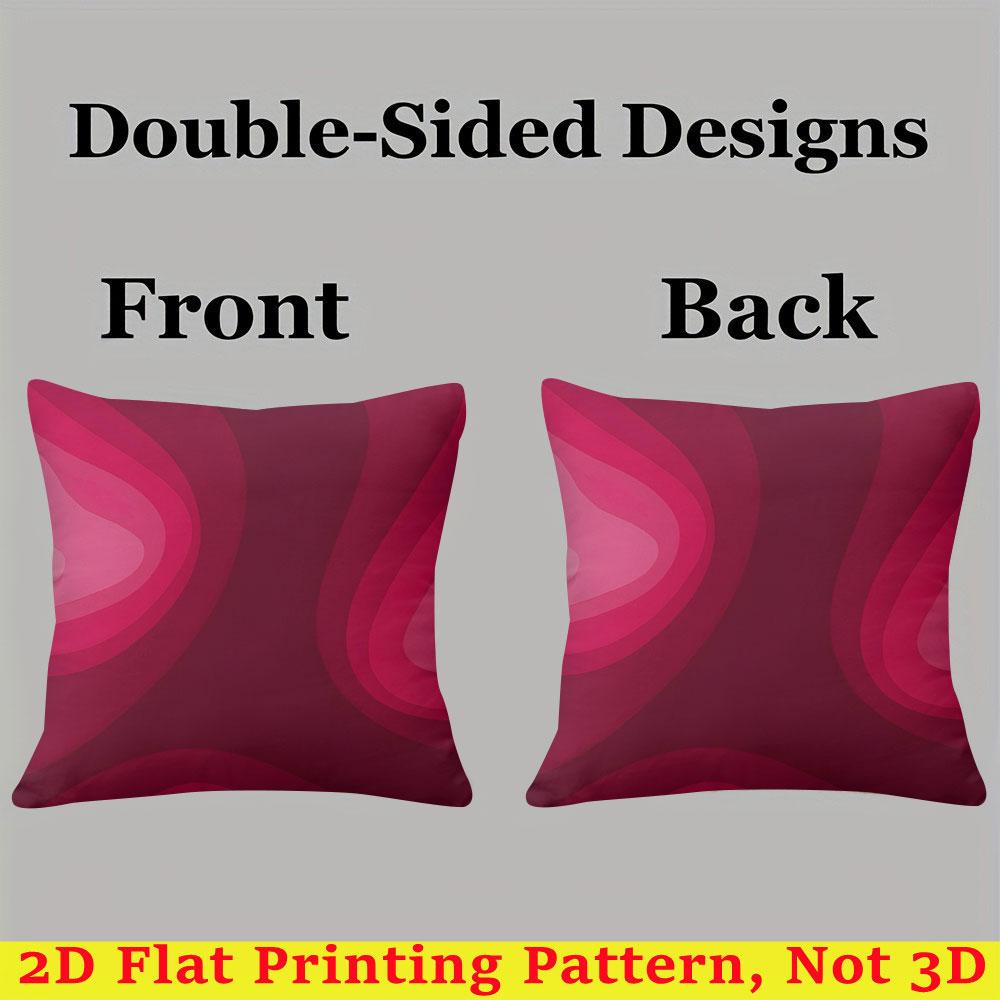 Blush Swirls Square Jacquard Pillow Cover for Sofa Office Waist Cushion Cover Home Decorative Pillowcase