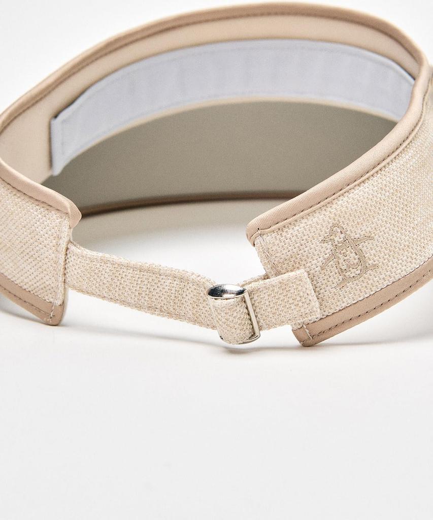 [Munsingwear] Sun Visor, Cell Brim Visor, UV Protection, Wide Brim, Heat Shielding, Sun Protection, Golf, MG5SCP52L, Women's, BG00 (beige)