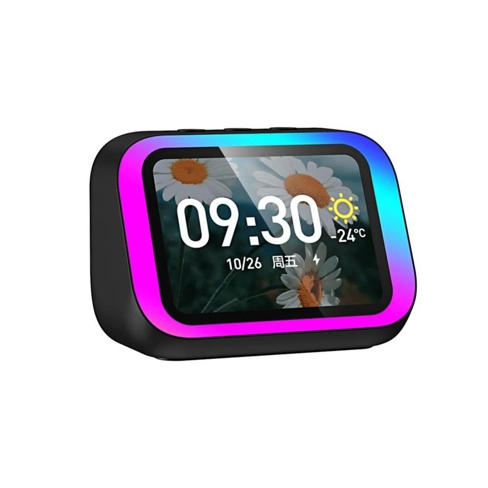 Новый мини-умный Bluetooth-динамик с ИИ, голосовым управлением, дисплеем погоды, умным будильником, рамкой для фотографий DIY, плеером музыкальных историй