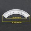 Woodworking Tools Ruler Protractors Milling Machine Part Angle Plate Scale Ruler 45 Degree Angle Arc Measuring Gauge