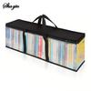 60*15*22CM Black CD Storage Bag PVC Waterproof Moistureproof Storage Bag Baseball Cap Book Storage Organizer Bag