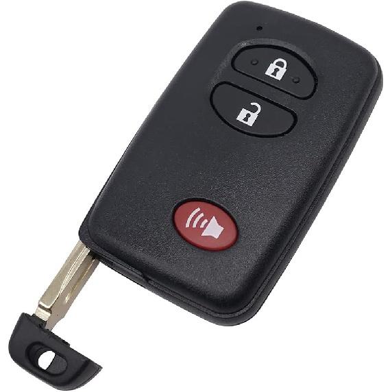 3 Buttons Replacement Key Fob Cover fit for Toyota Prius Highlander Prius C Prius V RAV4 Camry Keyless Entry Key Fob Shell