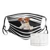 1PC Mask + 2 PC Filters General Dogs Prints Breathable Washable Mask Face Cover