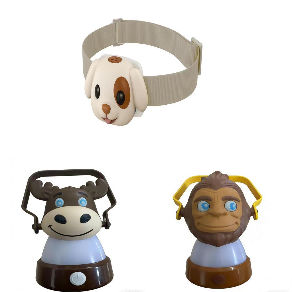 Raccoon Fox Animal Themed Camping Lantern With Led Light For Outdoor Adventure