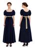 Bridgerton Regency Kleid: Hochtailliertes viktorianisches Kleid für Halloween & Teepartys