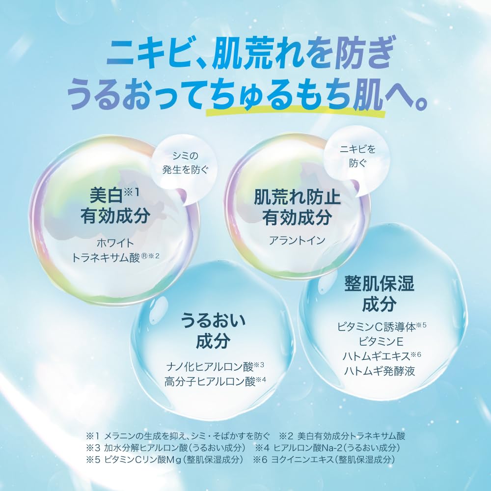 Hada Labo Shirojun Medicated Whitening Moisturizing Contains 3 Whitening 170ml Lotion, Type, 170ml, Ingredients,