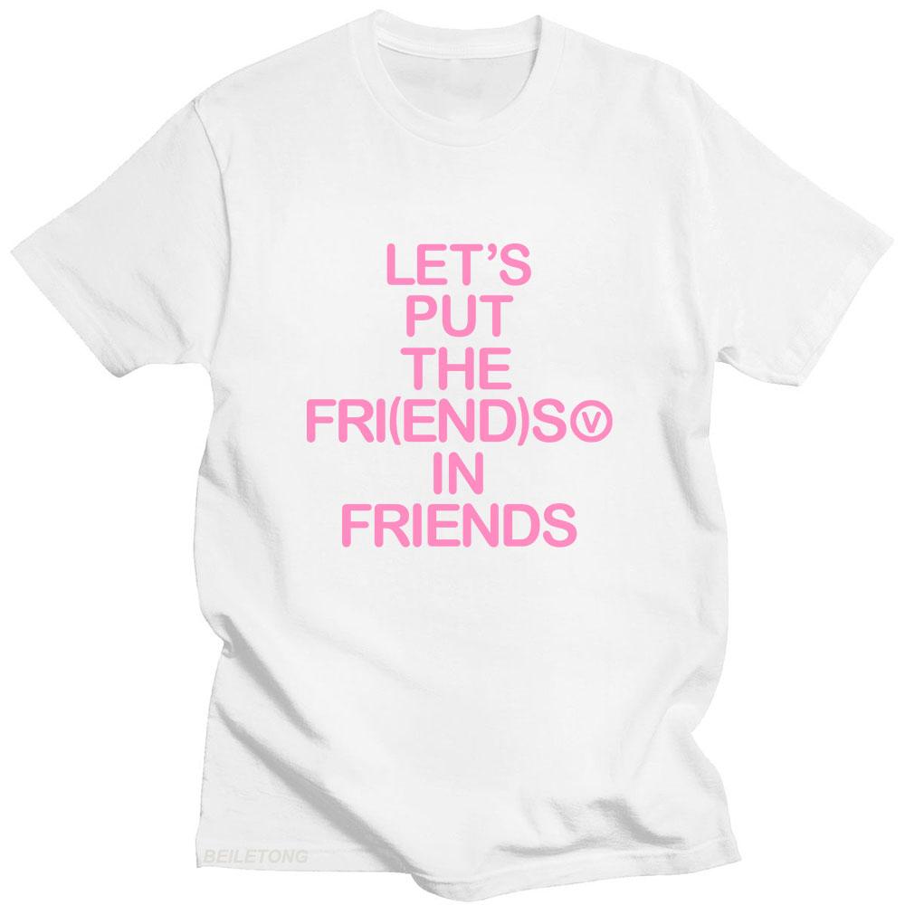 Soft Taehyung Fri(end)s T-shirts Ropa Mujer Graphic Printing Tee-shirt Short Sleeve Korean Style Tshirts Summer Women Soft Tees