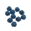 10Pcs 12 Sided Polyhedral Acrylic Table Game Dice d12 Dice for Math Dice Games Acrylic Dices Kit For Party
