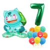 Standing Pokémon Pikachu Squirtle Child Elf Birthday Aluminum Film Printing Latex Balloon Gift