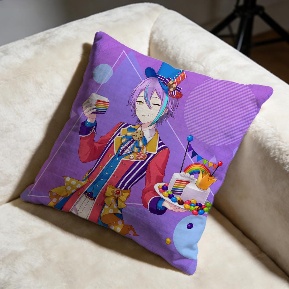Trendy KKamishiro Ruiing Cushion Cover Soft Decorative Pillow Case Suitable for Bedroom Sofa Car Travel Use