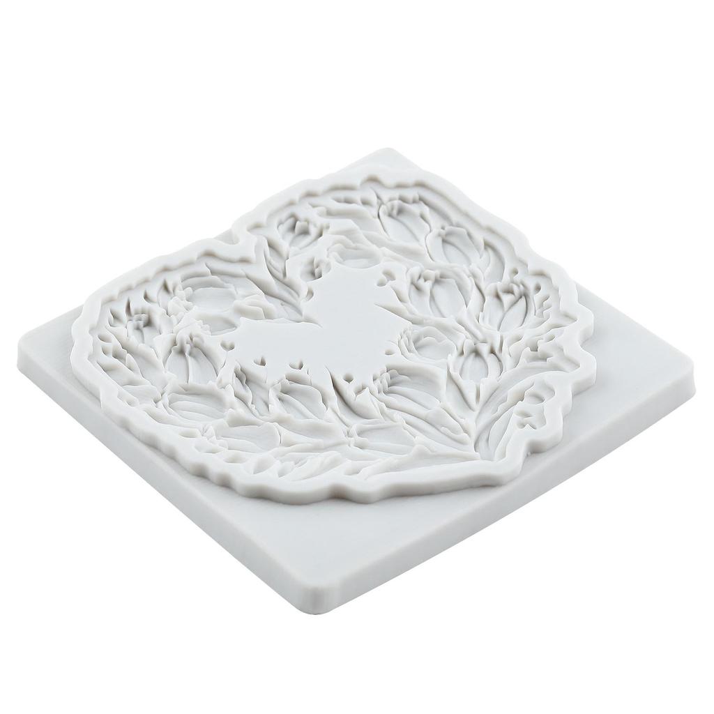 Tulip Flower Silicone Mold Flower Fondant Molds Cake Decorating Tools Cupcake Topper Candy Resin Clay Chocolate Gumpaste Mold