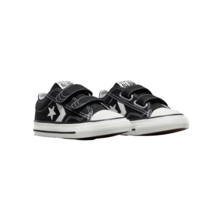 Converse Star Player 76 Easy-On Low TD Black Egret Baby Sneakers Vintage-White A06893C