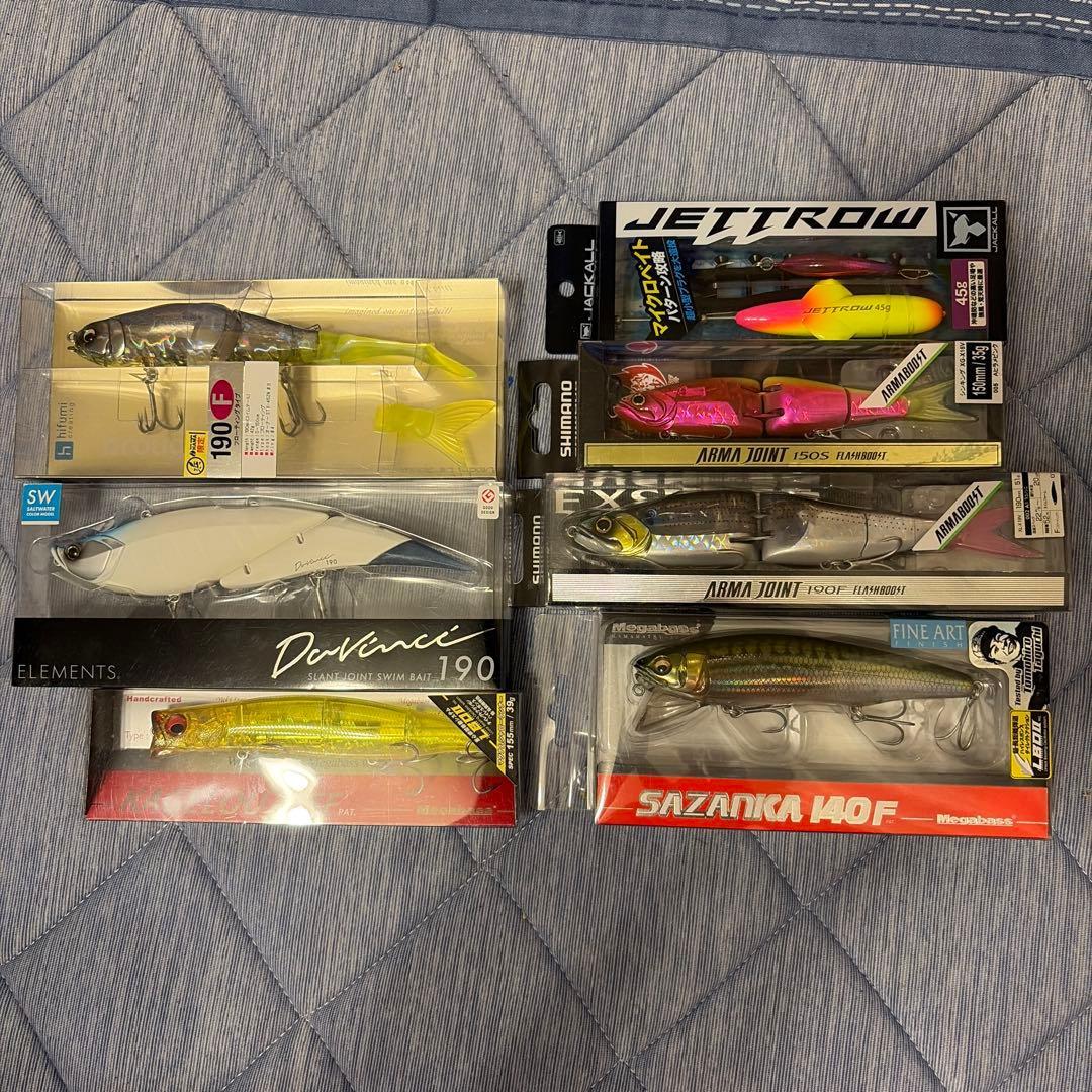 Used Big bait bulk sale new unused Hifumi Elements Megabass Shimano