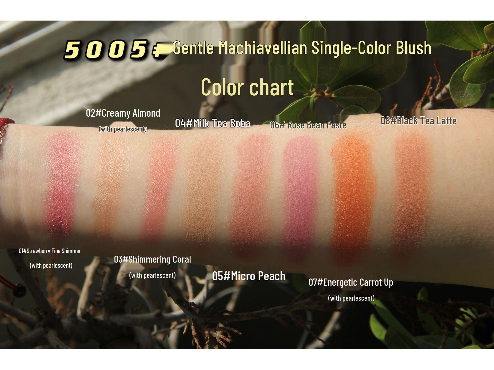 

3CE EUNHYE HOUSE Gentle Ingenious Matte Shimmer Highlight Blush Palette 5005 8# Black Tea Latte