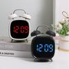 High Volume Twin Bell Alarm Clock Temperature Displa Table Clock Electronic Alarm Clock  Indoor Use