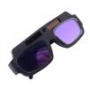 Easy Use 6Pc Solar Powered Auto Darkening Welding Mask Helmet Goggles Welder Glasses Arc Anti-Shock Lens For Eye Protection