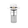 Stainless Steel Pop-up Sink Stopper & Anti-odor Drain Filter