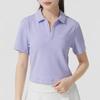 Nike Sportkleding Essentieel Mode Comfortabel Kortmouwige Poloshirt Dames tops Paars DV7885-533