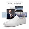Men S Breathable Slip On Driver Shoes Soft Sole Business Casual Loafers Black