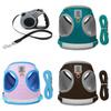 Pet Harness With Double Layer Mesh Reflective Breathable For Dogs And Cats