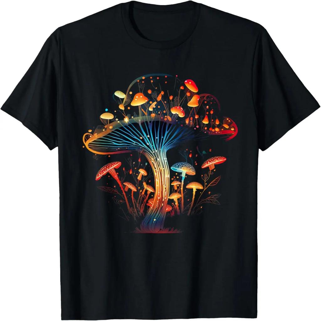Mushroom Cute Cottagecore Mushroom Aesthetic Hippie T-Shirt