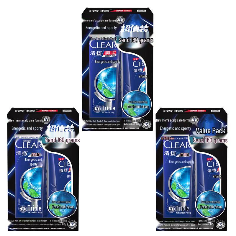 Clear Men Cool Sport Menthol Shampoo