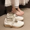 Fashion 2025 Spring and Summer Mary Jane Sneaker Pearl Non-slip Casual Shoes Breathable Flat Heel Ballet Flats Women's Casual Sneaker
