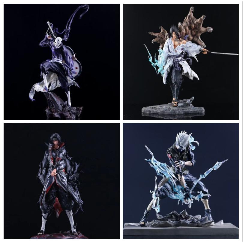 High Quality Pvc Figurine Set Featuring Kakashi Itachi Obito Sasuke And More