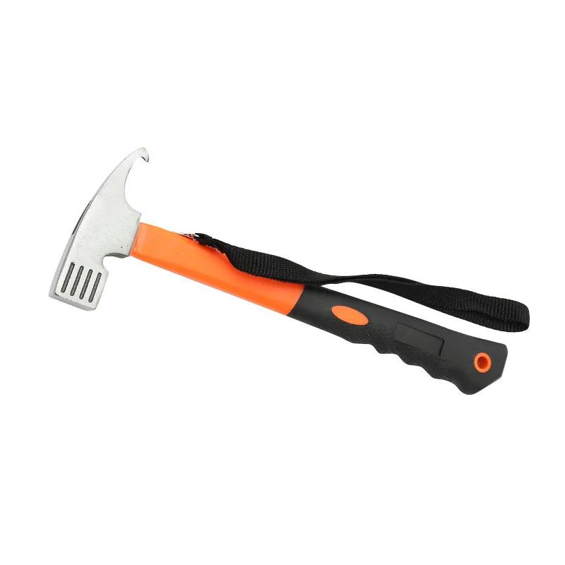 High Carbon Steel Tent Hammer Nail Hammer Camping Tent  Hammer High Carbon Steel Home Nail Puller High Carbon Nail Extractor