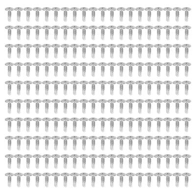 Tornillos Autorroscantes 200 Piezas Cabeza Redonda con Arandela de Acero Inoxidable 304 para Carpintería M4.8x16