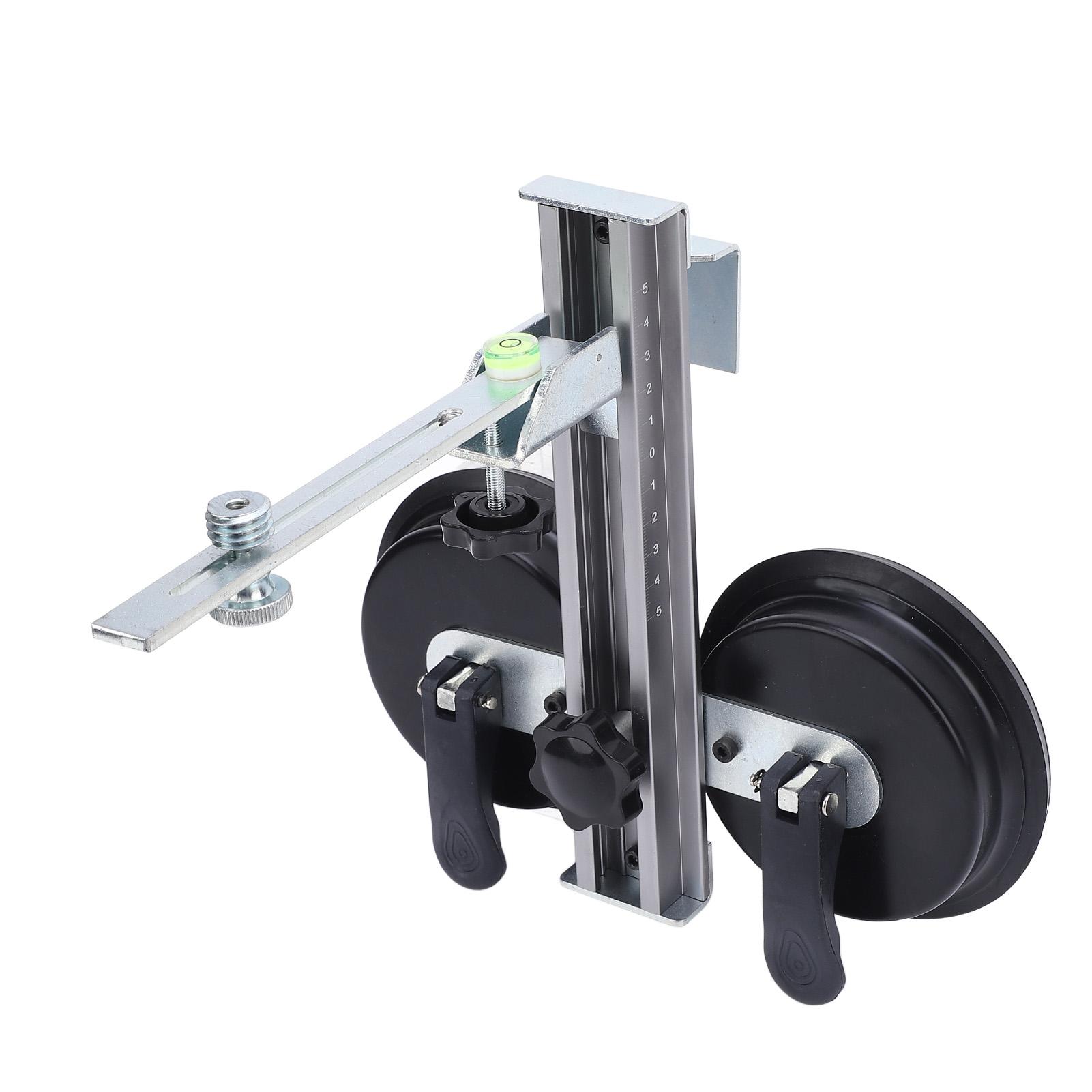 

Двойная присоска, стойка для линейного уровня, алюминиевый сплав, 360 градусов, 40 фунтов, опорная балка, выравнивание линии