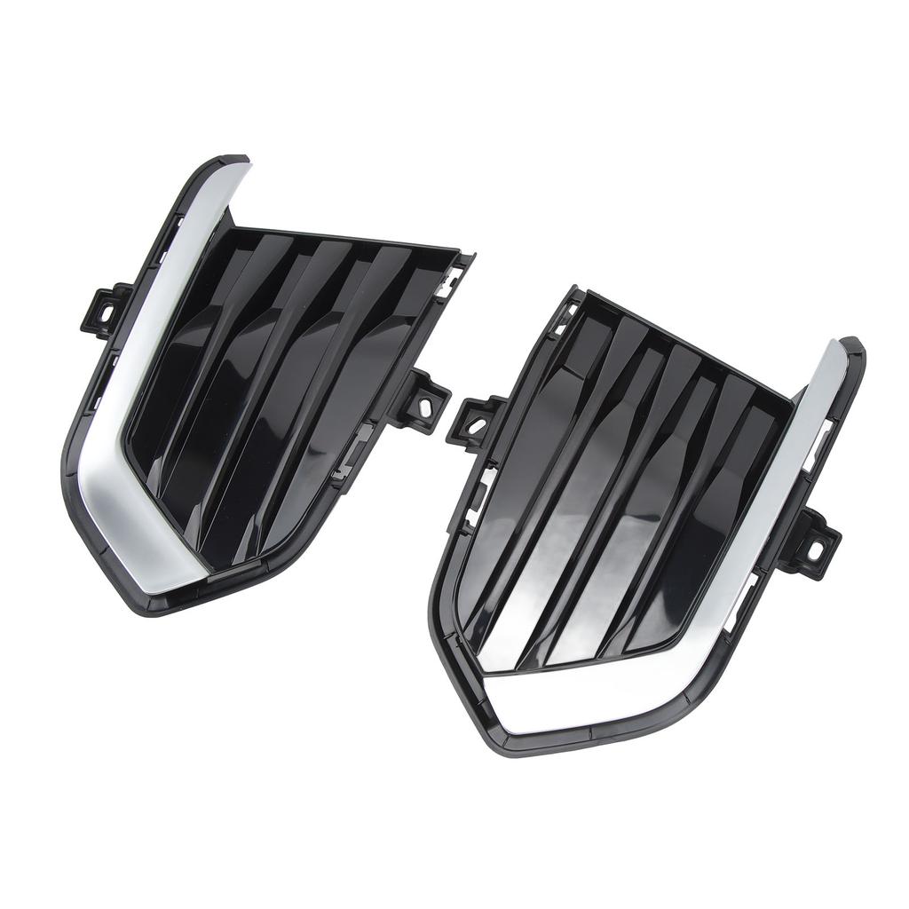 1 Pair Bumper Fog Light Cover Grille SK601905 Black Left Right Side Fog Lamp Molding Trim Fit For
